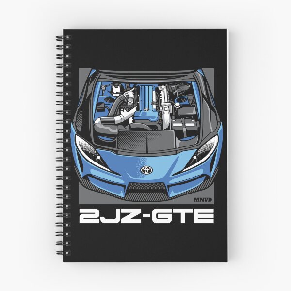 Item preview, Supra 2JZ GTE Car Engine Illustration designed and sold by mohalldi.