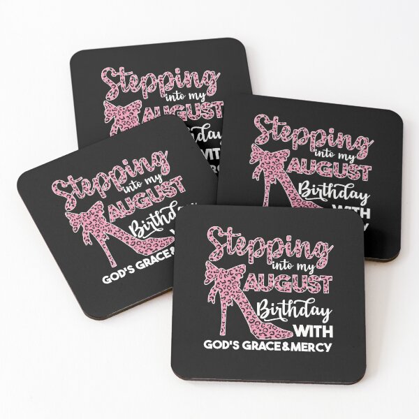 Item preview, August Birthday Quotes: Stepping Into My August Birthday With Gods Grace designed and sold by AMINE  ★★★★★.