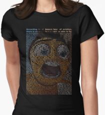 bee movie script Women's Fitted T-Shirt
