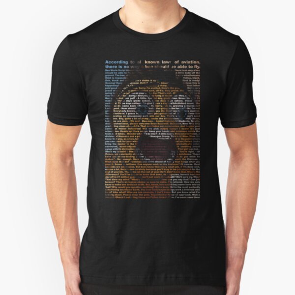 bee movie script Slim Fit T-Shirt