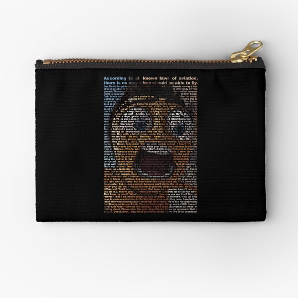 bee movie script Zipper Pouch