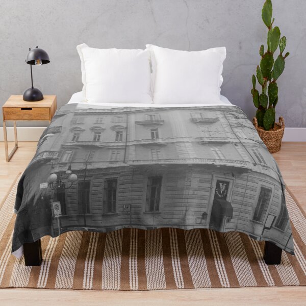 Item preview, Streets of Turin, Italy in Black and White | Europe Travel Photography designed and sold by julidescole.