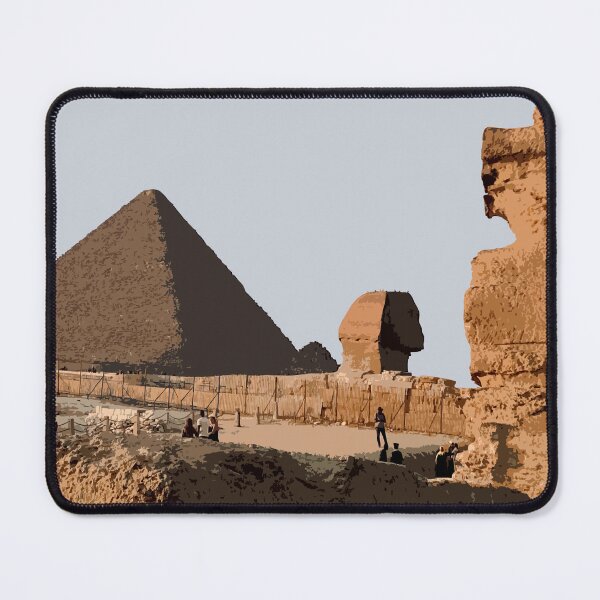 Item preview, Great Sphinx and Egyptian Pyramids of Giza designed and sold by ShopieHome.