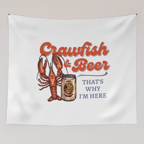 Item preview, Crawfish and Beer That's Why I'm Here (Crawfish Party Gift) designed and sold by i-longmanshop.