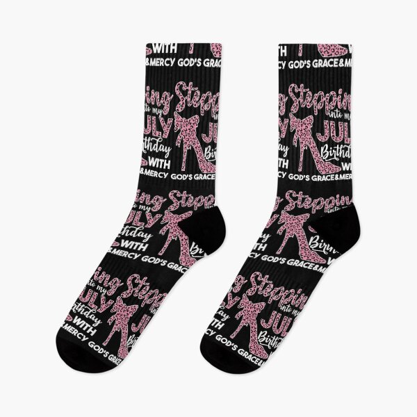 Item preview, July Birthday Quotes: Stepping Into My July Birthday With Gods Grace designed and sold by AMINE  ★★★★★.
