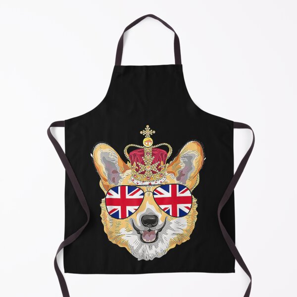 Aperçu de l'œuvre The Queen's Platinum Jubilee 2022 Royal Corgi UK Sunglasses T-Shirt créée et vendue par Azim-Stefan.