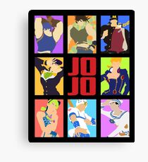 JoJo's Bizarre Adventure - Heroes Canvas Print