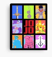 JoJo's Bizarre Adventure - Stands and Weapons Canvas Print