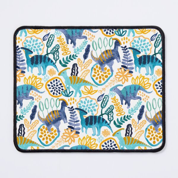Item preview, Gouache Parasaurolophuses  designed and sold by TigaTiga.