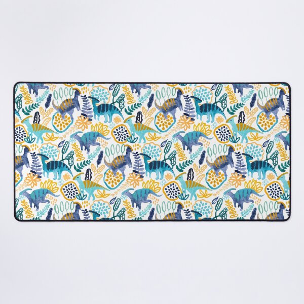 Item preview, Gouache Parasaurolophuses  designed and sold by TigaTiga.