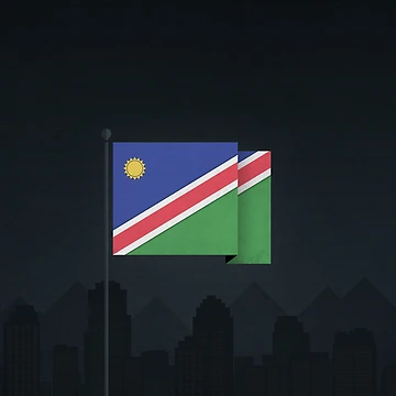 Artwork thumbnail, Namibia by FlatFlags