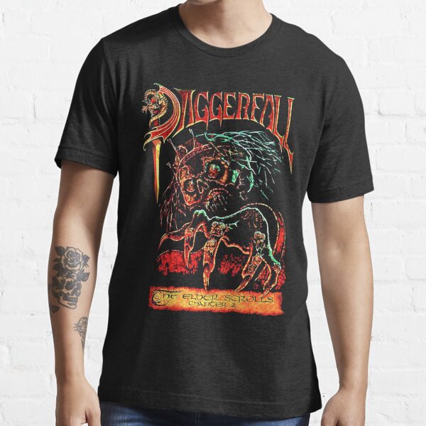 "Official Merchandise of Daggerfall Classic T-Shirt" T-shirt for Sale by rquiseouglas | Redbubble | official of daggerfall t-shirts game t-shirts - daggerfall t-shirts