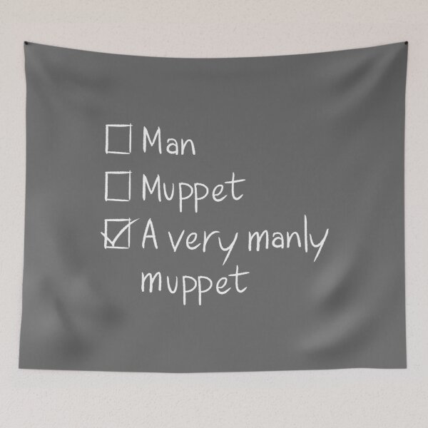 Item preview, A Very Manly Muppet Classic designed and sold by RuthgGallo.
