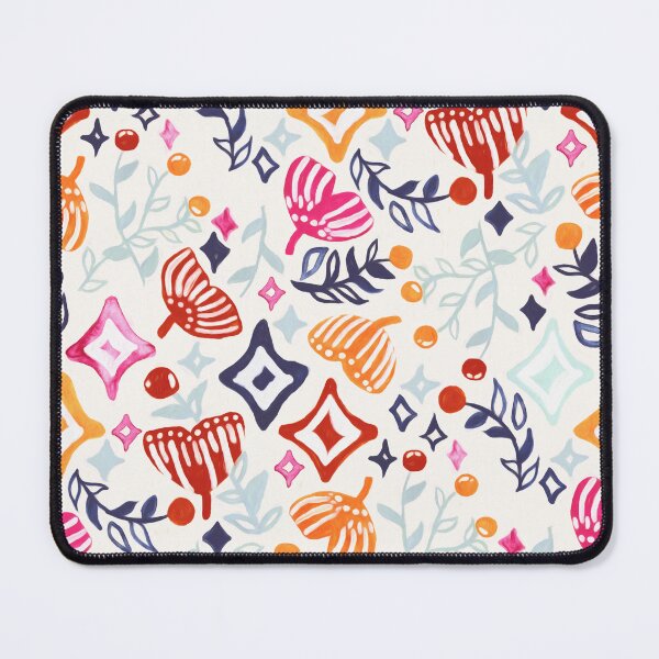 Item preview, Christmas Abstract Ginkgo & Berry Pattern designed and sold by TigaTiga.