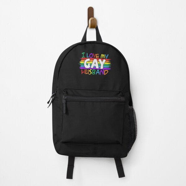 Item preview, LGBTQ Accessories Rainbow I lOve My Gay Husband Gay Pride designed and sold by dinahrqashasta.