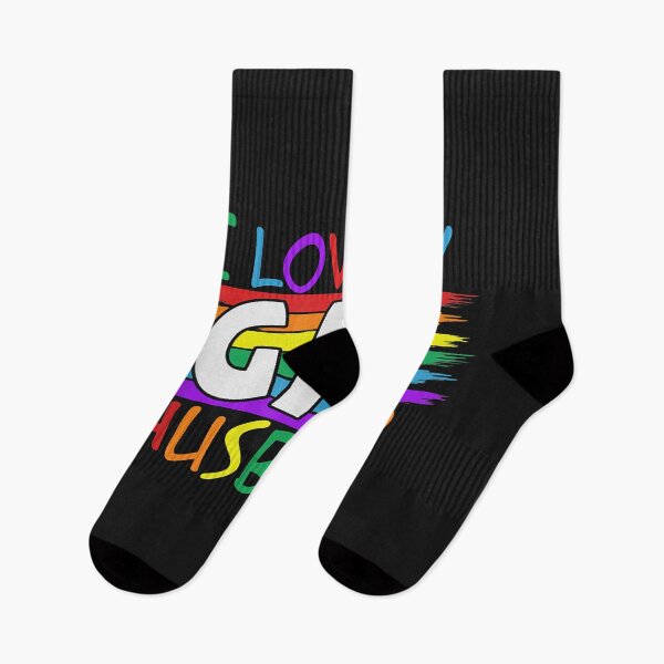 Artikelvorschau, LGBTQ Accessories Rainbow I lOve My Gay Husband Gay Pride entworfen und verkauft von dinahrqashasta.