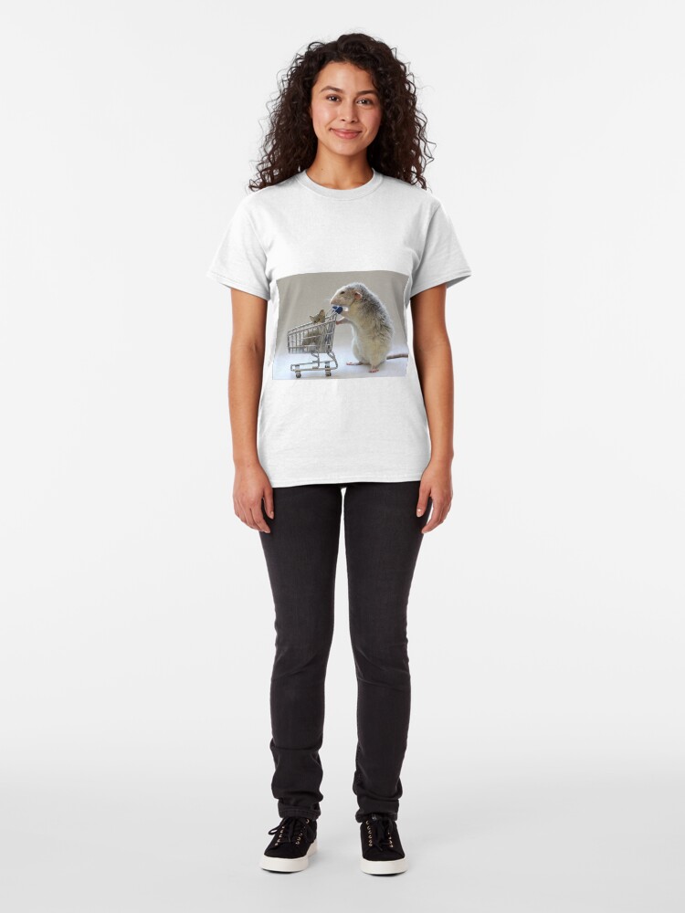 Alternate view of Walking the cat :) Classic T-Shirt