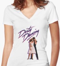 Dirty Dancing - Movie Women's Fitted V-Neck T-Shirt