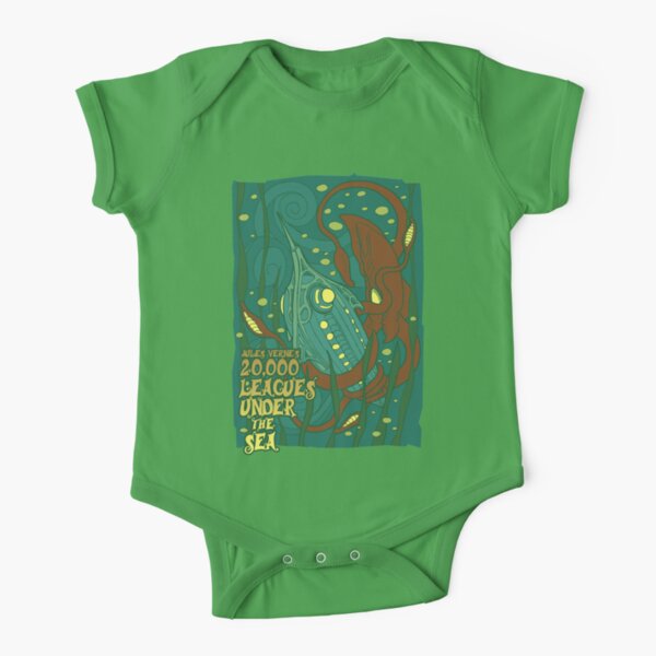 20,000 Leagues Under the Sea Short Sleeve Baby One-Piece
