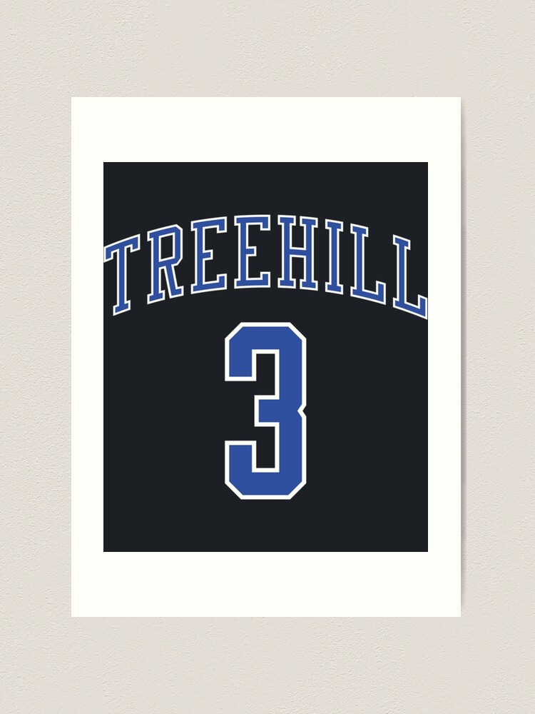 Nathan Scott One Tree Hill Basketball Jersey (White)  Poster for Sale by  LettersLucy