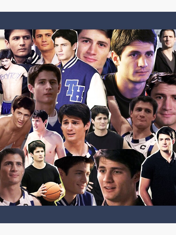 Nathan Scott One Tree Hill Basketball Jersey (White)  Poster for Sale by  LettersLucy