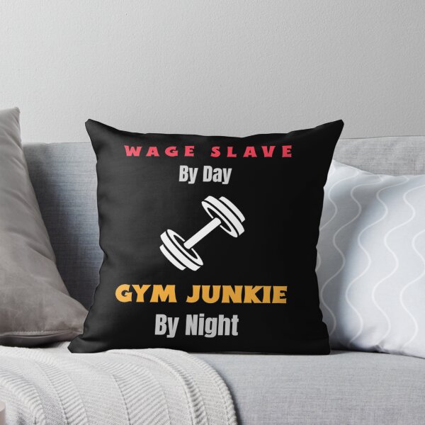 Aperçu de l'œuvre Wage Slave By Day Gym Junkie By Night Classic T-Shirt créée et vendue par dianemiriami6.