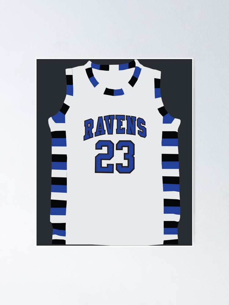 Nathan Scott One Tree Hill Basketball Jersey (White)  Poster for