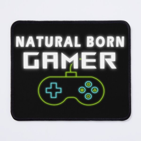 Item preview, Natural Born Gamer Neon designed and sold by skidio.