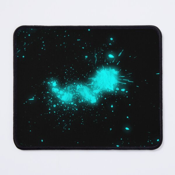 Item preview, Cool Neon blue abstract splash design designed and sold by Aruim Art.