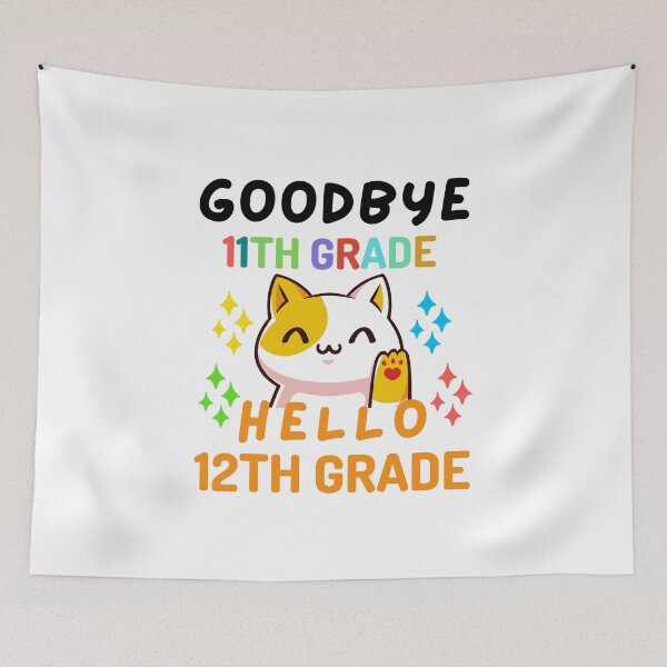 Item preview, Funny Quote For The Last Day Of School : Goodbye 11th Grade Hello 12th Grade designed and sold by AmeliaStore1.