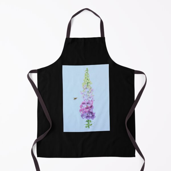 Item preview, Foxglove And Bee Blue Tint Zipped Hoodie designed and sold by donniejeanjr6.