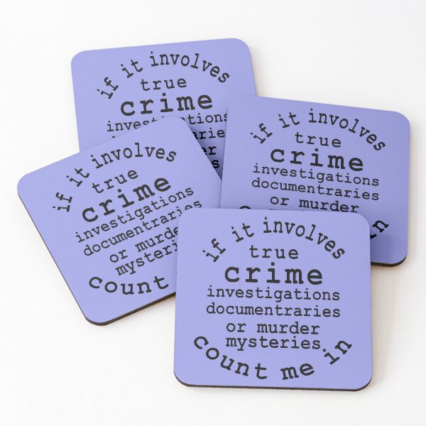 Item preview, If It Involves True Crime Count Me In designed and sold by Moeez Javed.