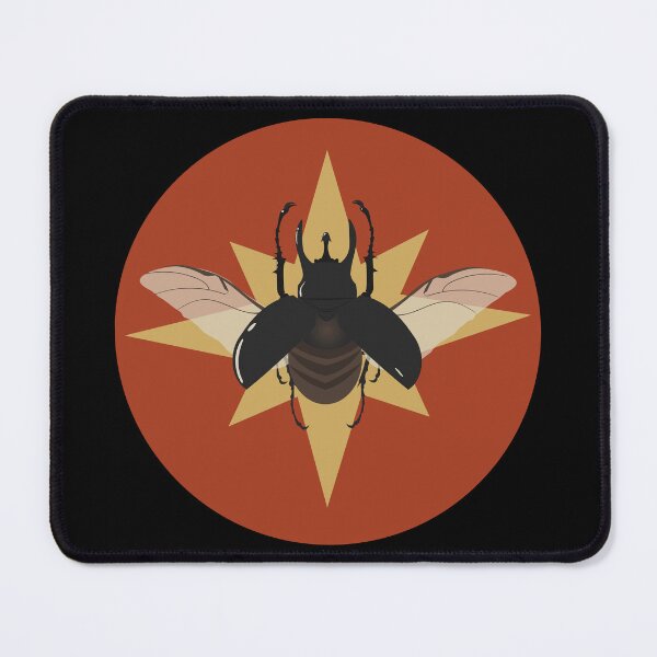 Item preview, Pinned Chalcosoma Beetle illustration designed and sold by Rowan_Auset.