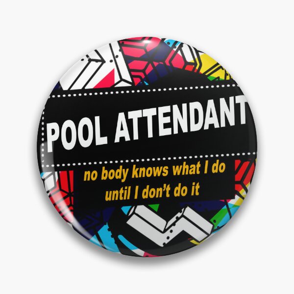 Item preview, Pool Attendant designed and sold by Ruebenshi.