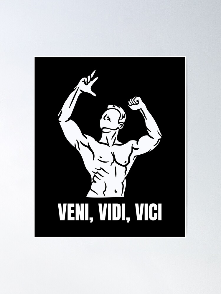 VENI VIDI VICI  Zyzz wallpaper, Veni vidi vici, Creative infographic