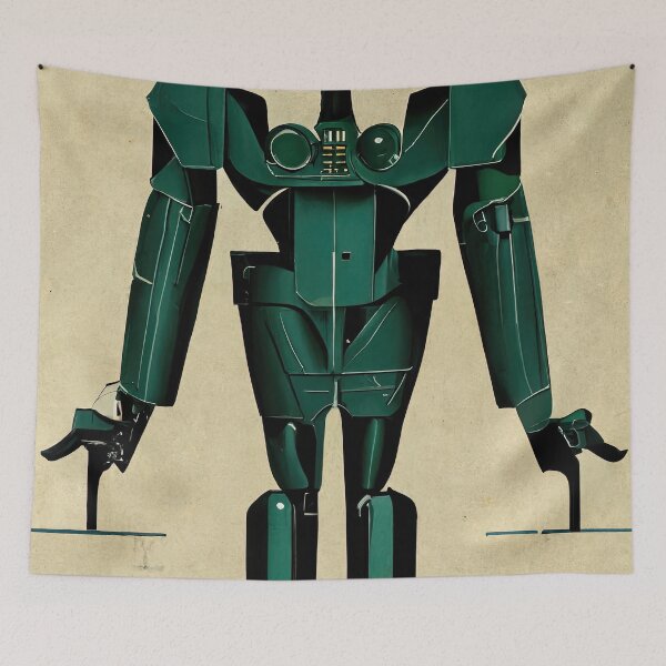 Item preview, Retro-Futurist Robot designed and sold by AM FineArtPrints.