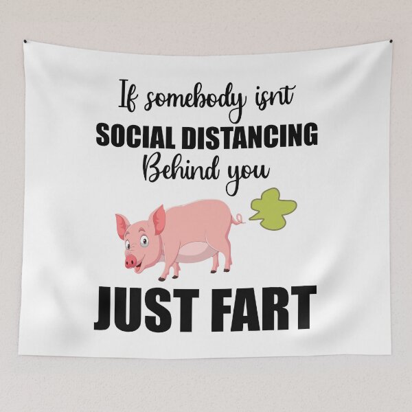 Item preview, If Somebody Isnt Social Distancing Behind designed and sold by Moeez Javed.