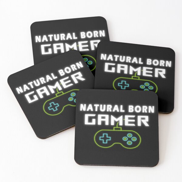Item preview, Natural Born Gamer Neon designed and sold by skidio.