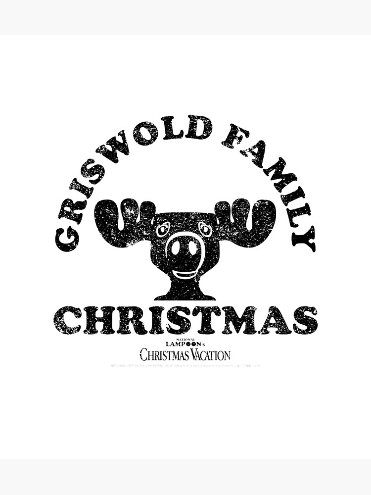 "National Lampoons Christmas Vacation Griswold Family Text" Poster for Sale by Hadleyshi Redbubble