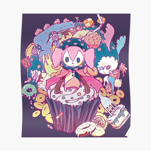 Puella Magi Magica Madoka - Charlotte and Friends Poster