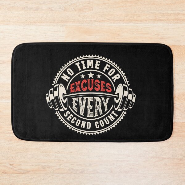Item preview, No time for excuses never give up every second counts designed and sold by Tamer ⭐⭐⭐⭐⭐.