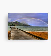 Hanalei Bay Pier Canvas Print