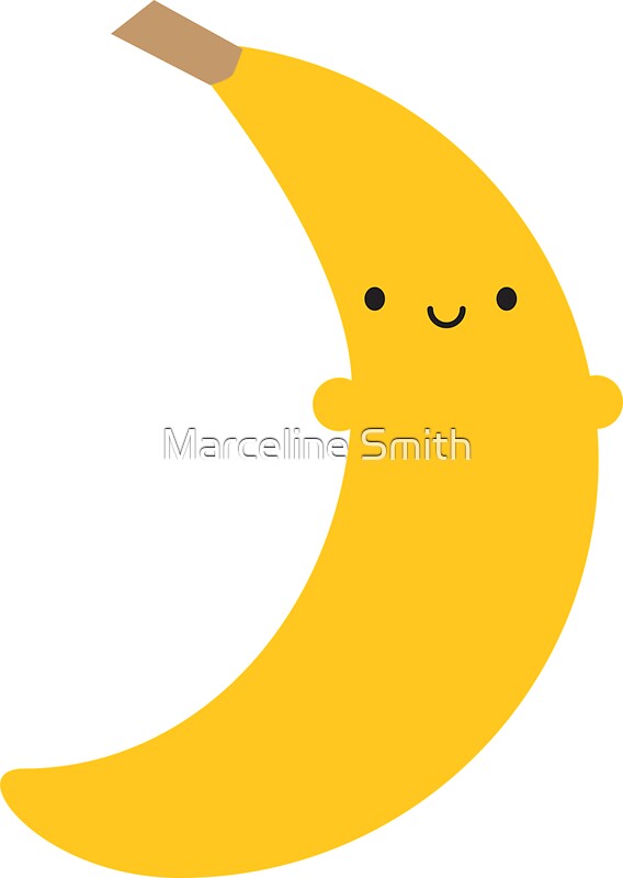 Kawaii Banana Stickers By Marceline Smith Redbubble