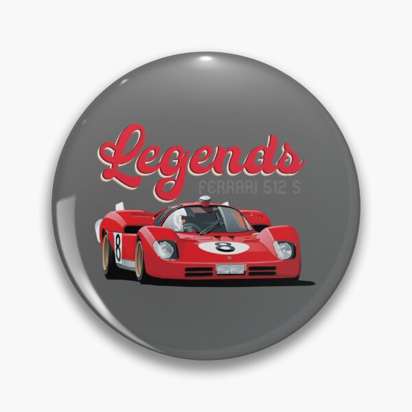 Artikelvorschau, Legends 512 s racing car vintage style Classic entworfen und verkauft von TayaDuBuque.