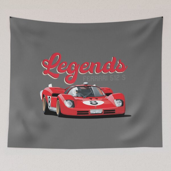 Item preview, Legends 512 s racing car vintage style Classic designed and sold by TayaDuBuque.