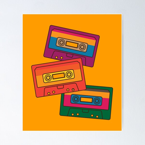 Item preview, Cassette Tape Illustration designed and sold by Dreams-Art.
