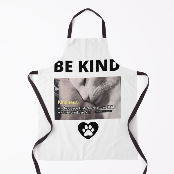 Item preview, KINDNESS IS A LANGUAGE, famous quote, cat lover, animal rescuer Art designed and sold by ZaneHalvorson.