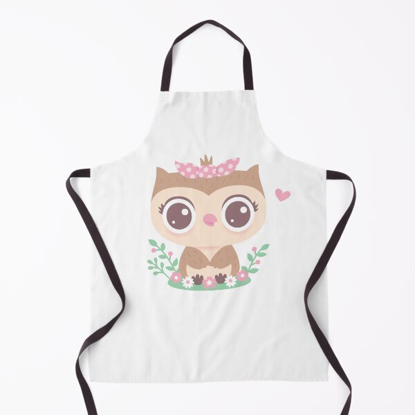 Item preview, Cute Baby Owl With Pink Bow designed and sold by rustydoodle.