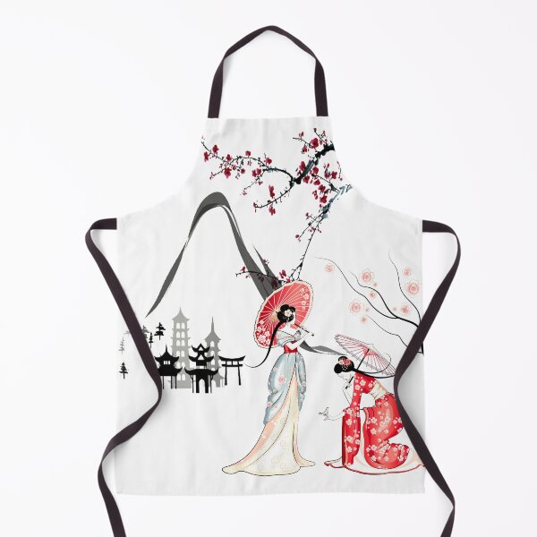 Item preview, Two girls with umbrella near the mountain  designed and sold by Kodika01.