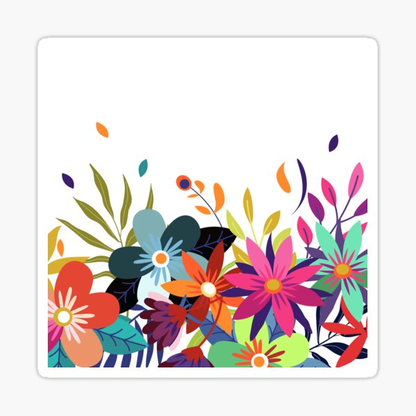 Flower Sticker